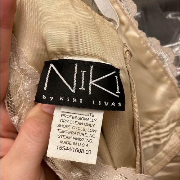 Champagne color gown - Picture 7 of 10